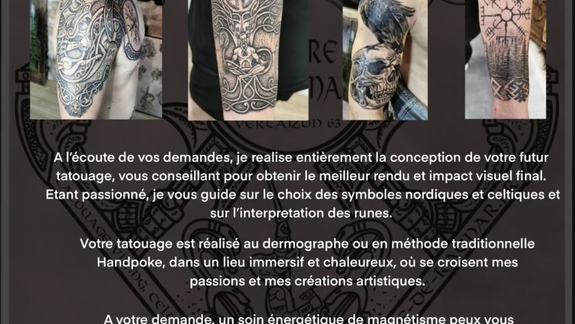 Histoire de faire un bras complet en tatouage viking