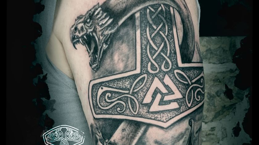 Un premier tatouage viking!