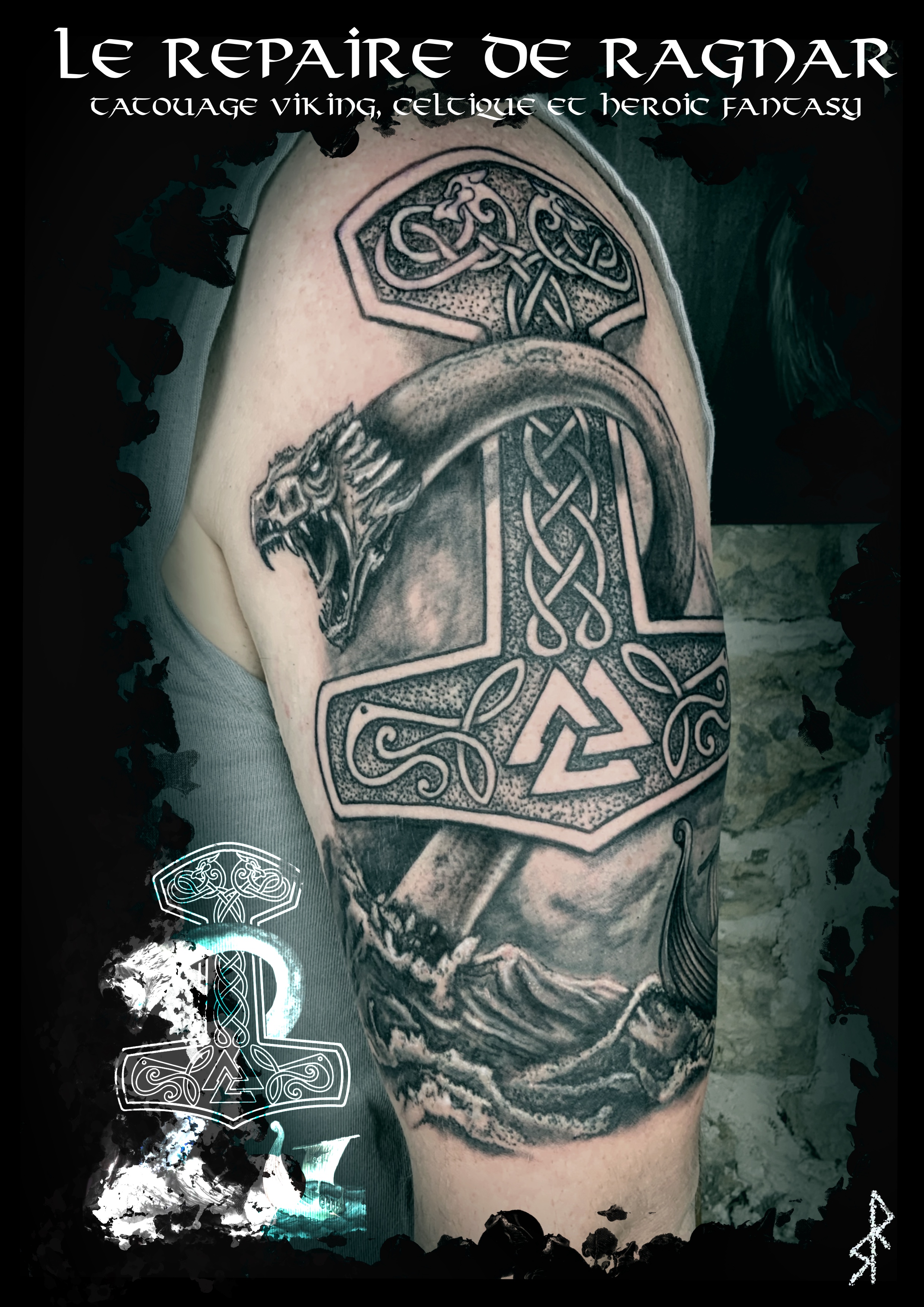 Un premier tatouage viking!